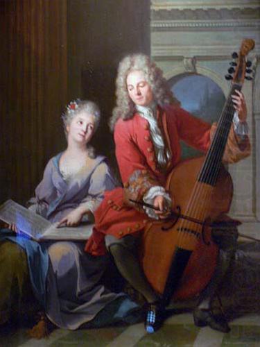 Jjean-Marc nattier The Music Lesson china oil painting image